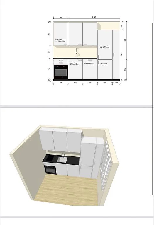 1212 – Appartement – 1.5pièces – 990CHF – 25 m²