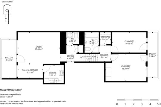 1740 – Appartement – 130 CHF
